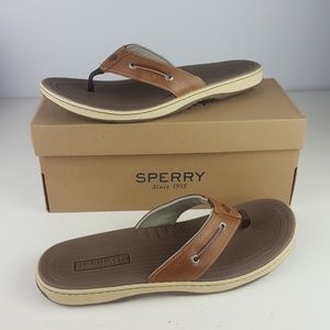 sperry havasu skiplace dark tan size 12 M